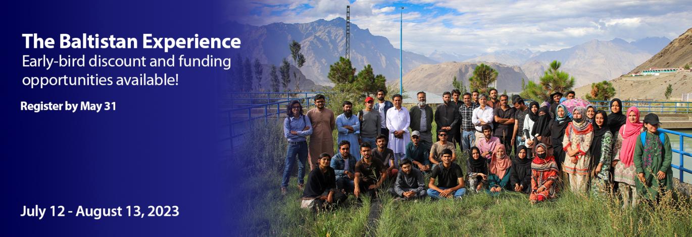 The Baltistan Experience: Early-bird discount and funding opportunities available!