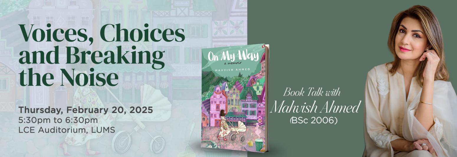 Voices, Choices and Breaking the Noise: Book Talk with Mahvish Ahmed (BSc 2006)