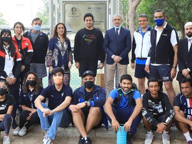 New Tennis Courts Inaugurated at LUMS